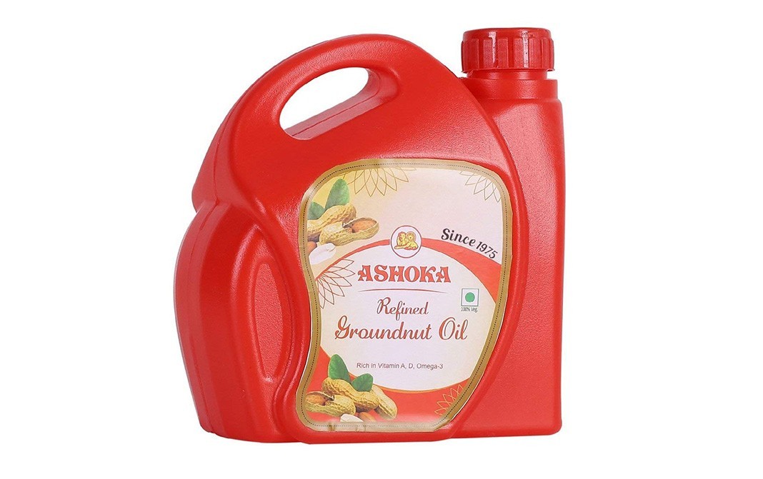 Ashoka Refined Groundnut Oil    Can  2 litre